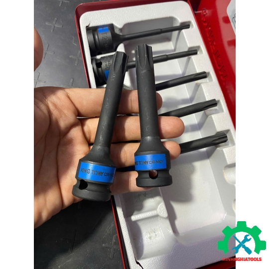 Bộ tuýp đầu lục giác sao Kingtony 4467PP loại 1/2 7 chi tiết (T25-T60) 