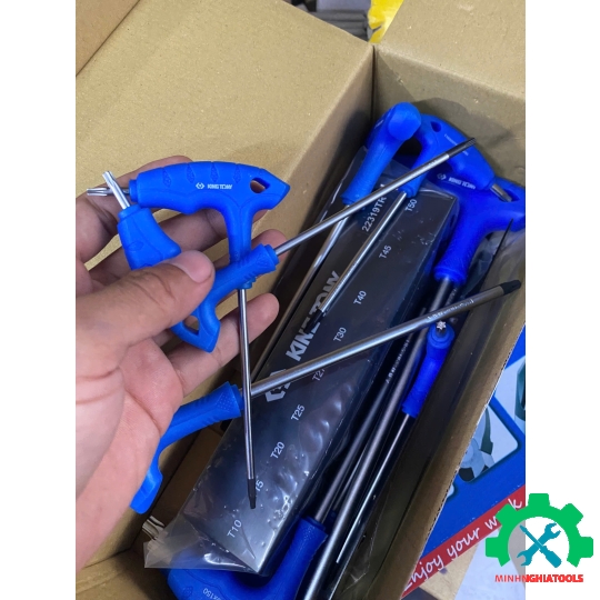 Bộ lục giác sao chữ T Kingtony 22319TR 9 chi tiết có đế sắt