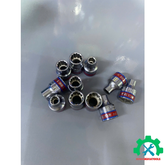 Tuýp  hệ inch chân cấm 3/8" Kingtony 3330S, Kích thước lẽ 1/4- 1/2mm