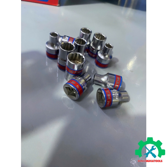 Tuýp  hệ inch chân cấm 3/8" Kingtony 3330S, Kích thước lẽ 1/4- 1/2mm