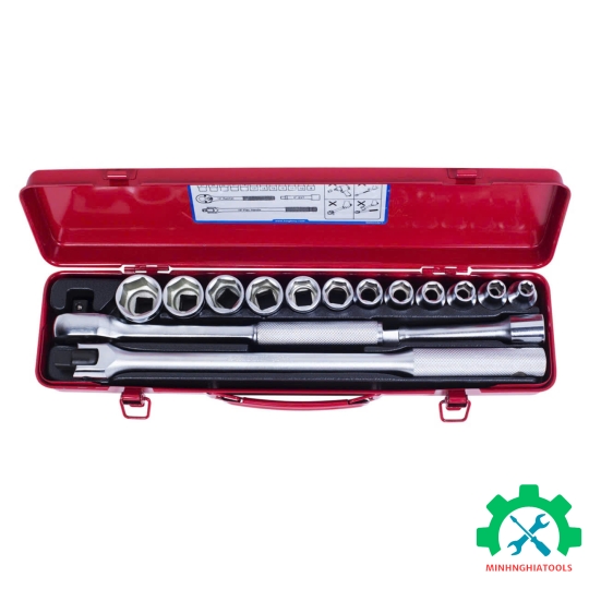 Bộ tuýp 1/2 inch 15 chi tiết hệ mét Kingtony 4501MR 