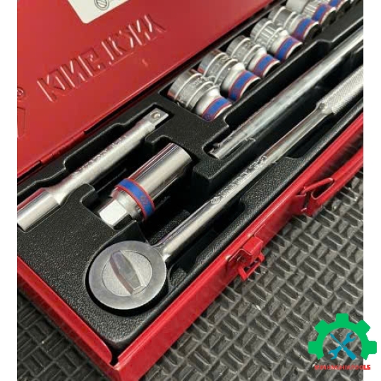 Bộ tuýp 1/2 inch  Kingtony 4514MR01 có 14 chi tiết hệ mét  (loại 6 cạnh)