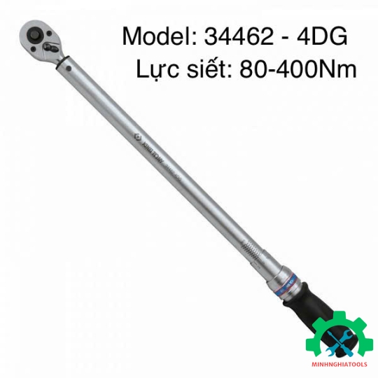 Cần siết lực 1/2 Kingtony 34462-4DG (80-400 Nm) dài 613mm 