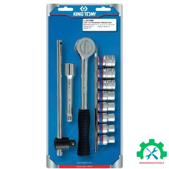 Bộ tuýp 1/2 inch 11 chi tiết Kingtony 4311MR 
