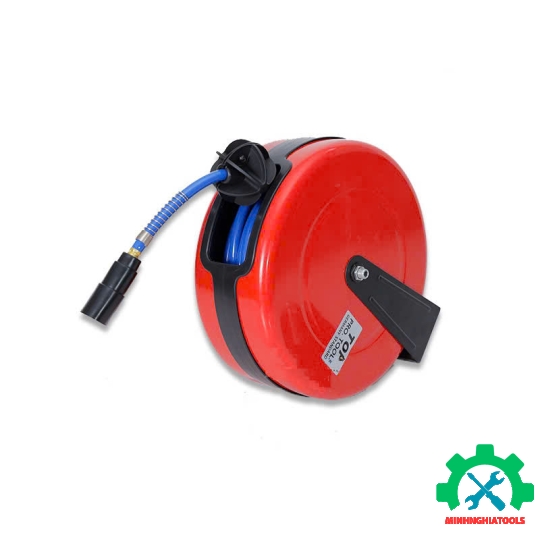Cuộn dây hơi treo tự rút 9m TOP HR-702A ống 8mm x 12mm 