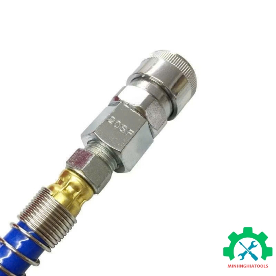 Cuộn dây hơi treo tự rút 9m TOP HR-702A ống 8mm x 12mm 