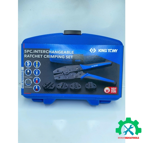 Kìm bấm cos 5 chi tiết Kingtony 67G0005 