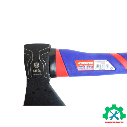 Búa rìu 600gram, cán bọc cao su Workpro WP241043